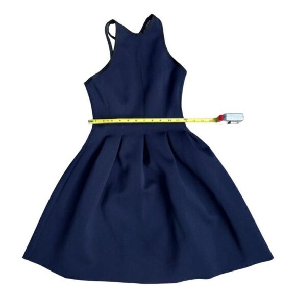 Alexander Wang • Neoprene Pleated Skater Dress - Picture 3 of 8